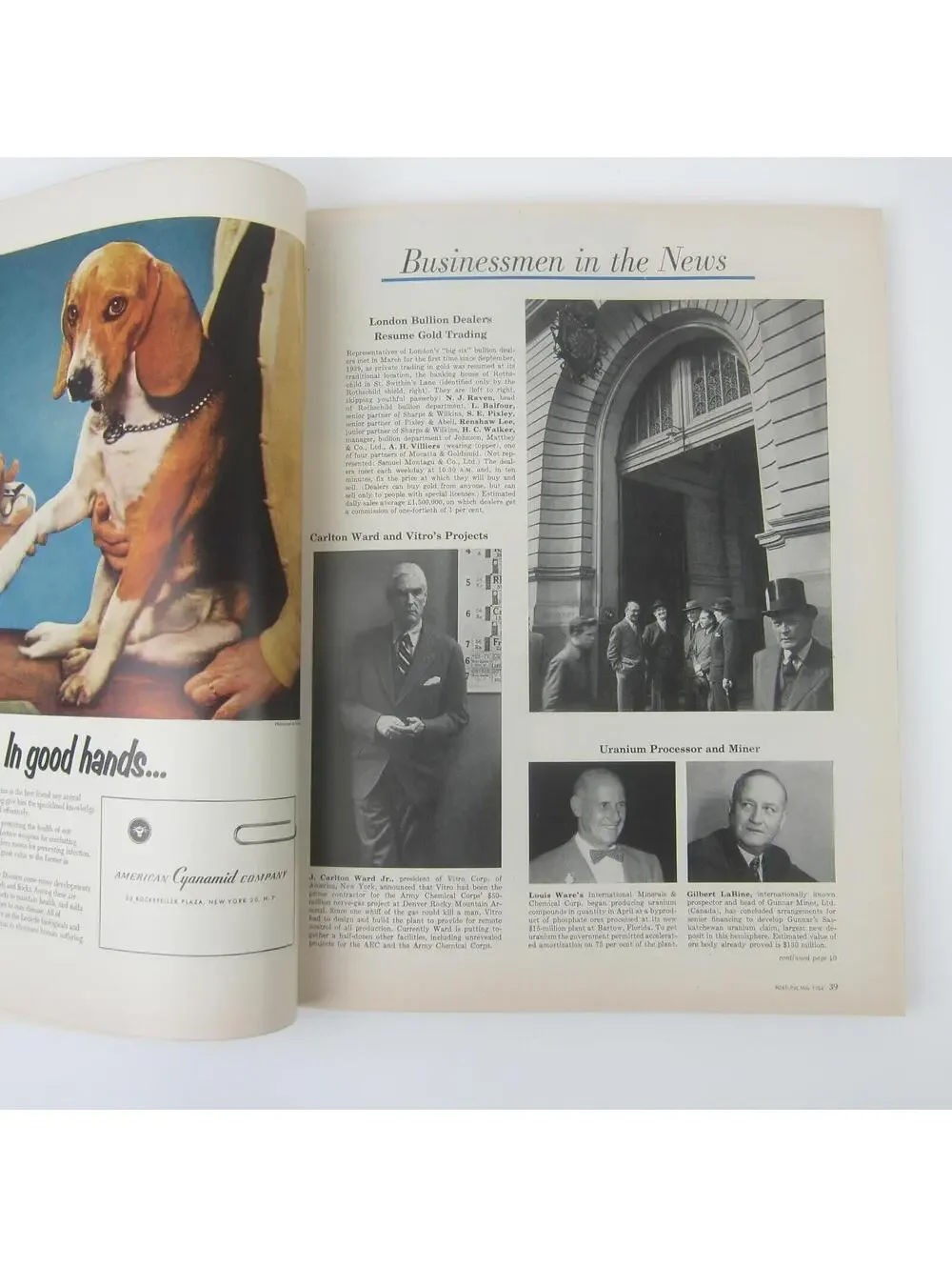 Vintage FORTUNE Magazine May 1954 NY Central Railroad, Bell Telephone, McCarthy
